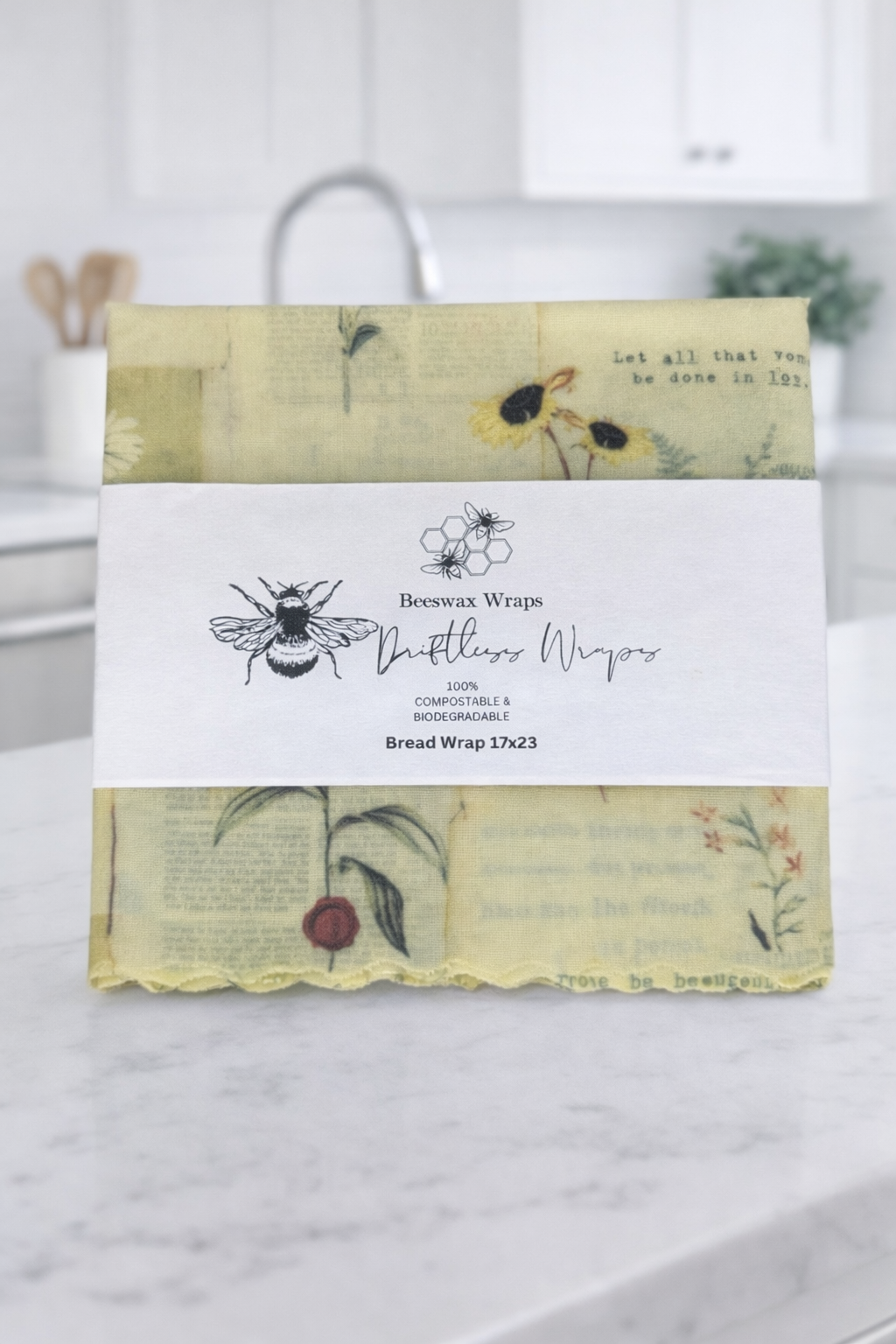 XL Beeswax Bread Wrap