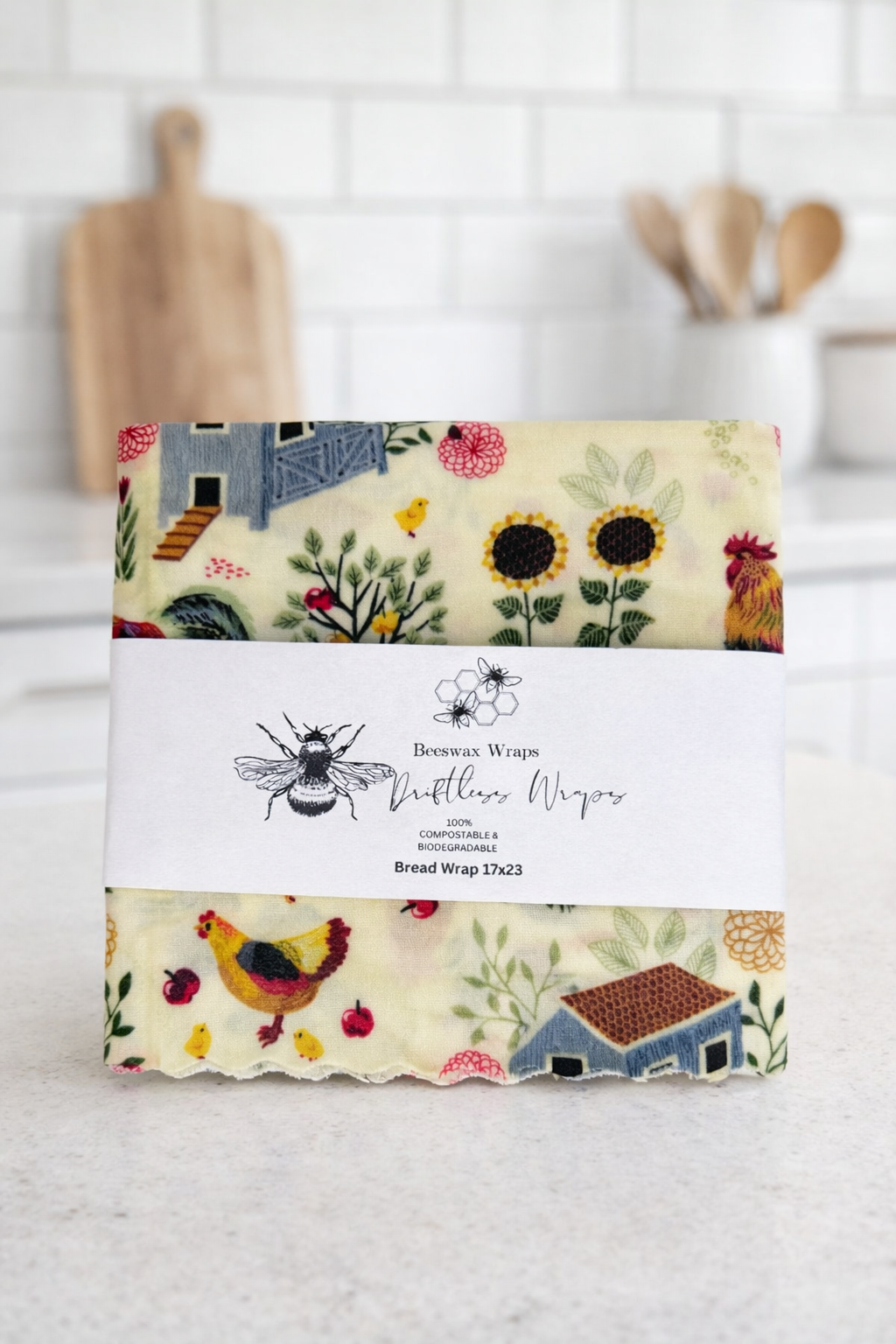 XL Beeswax Bread Wrap