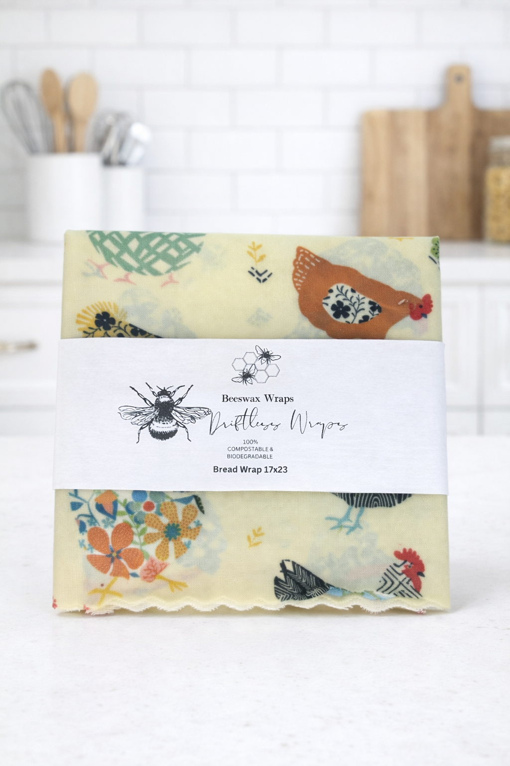 XL Beeswax Bread Wrap