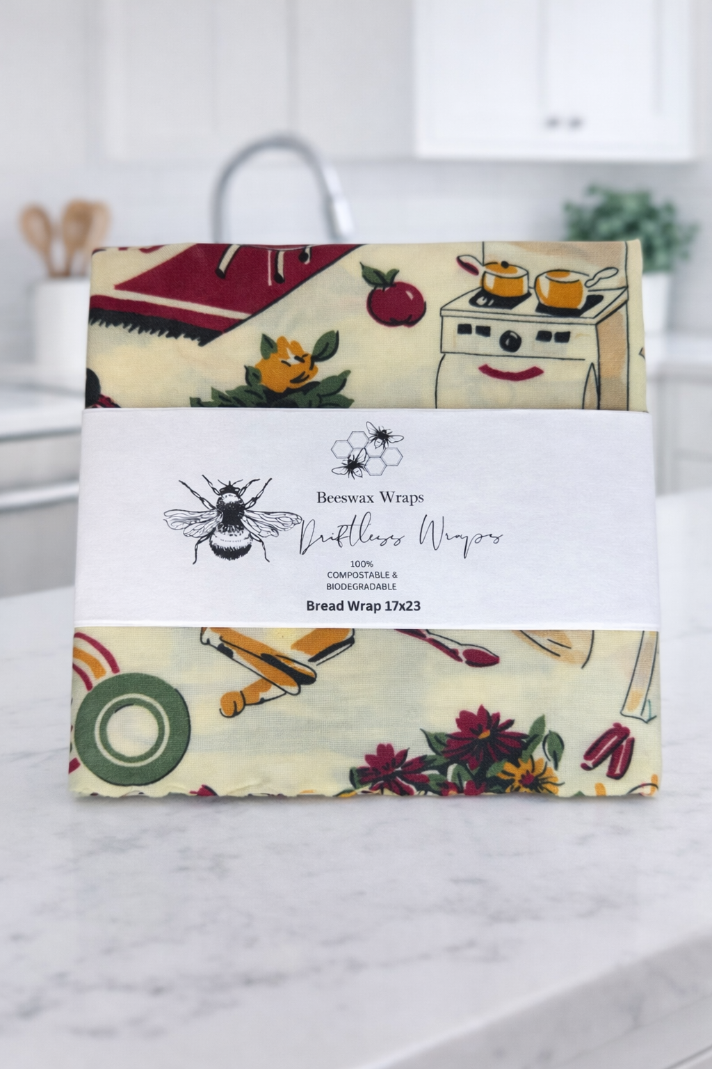 XL Beeswax Bread Wrap