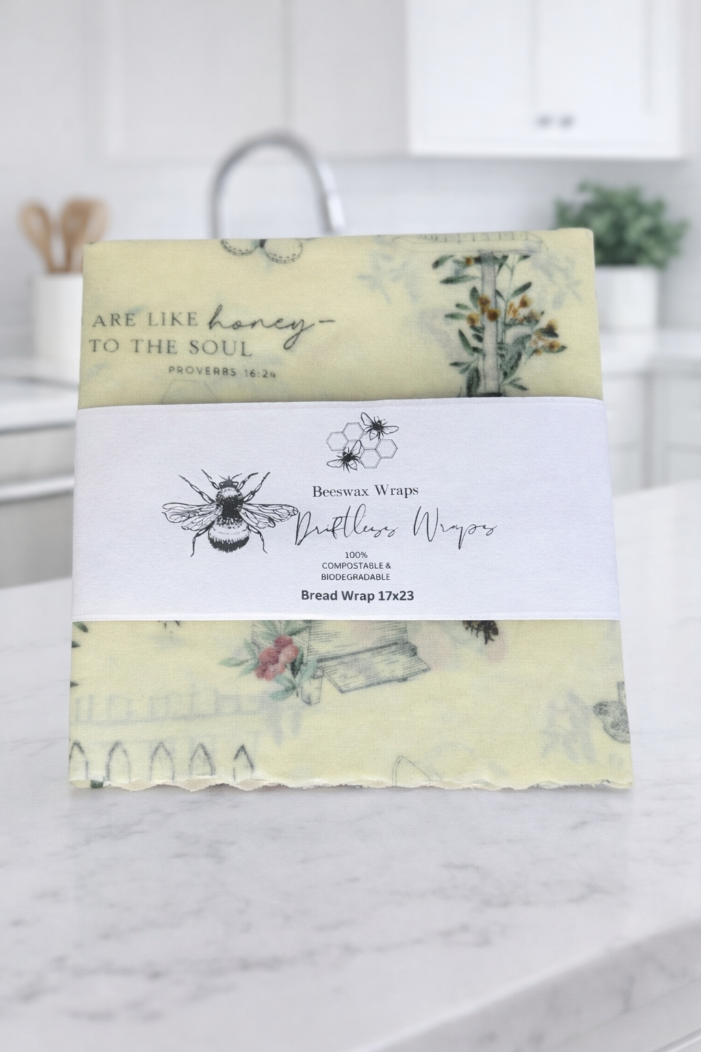 XL Beeswax Bread Wrap